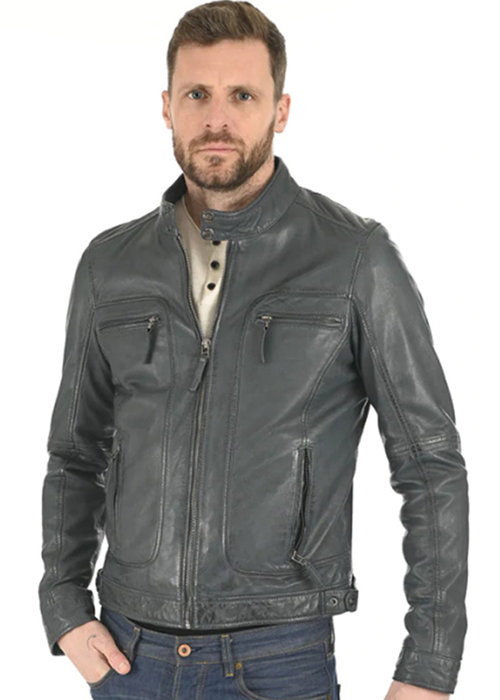 LUXTONG - NEIL BARRETT LEATHER JACKET 2022-09 LAMB LEATHER